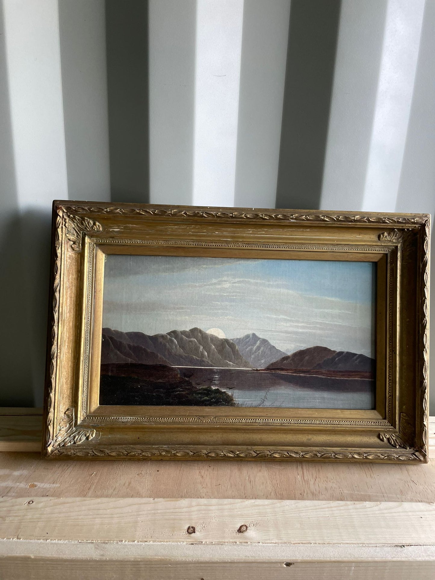 Stags at Lochside - Charles Leslie