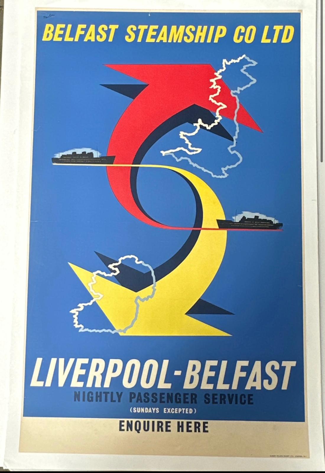Belfast Steamship Co LTD - Liverpool - Belfast