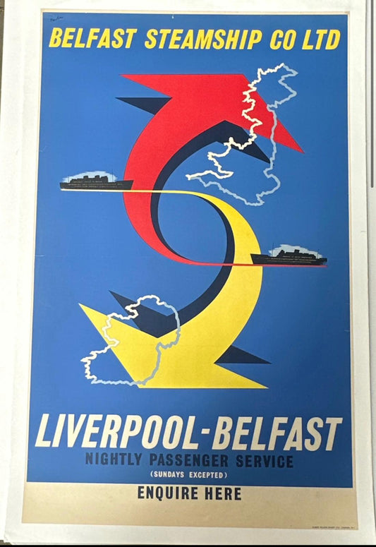 Belfast Steamship Co LTD - Liverpool - Belfast