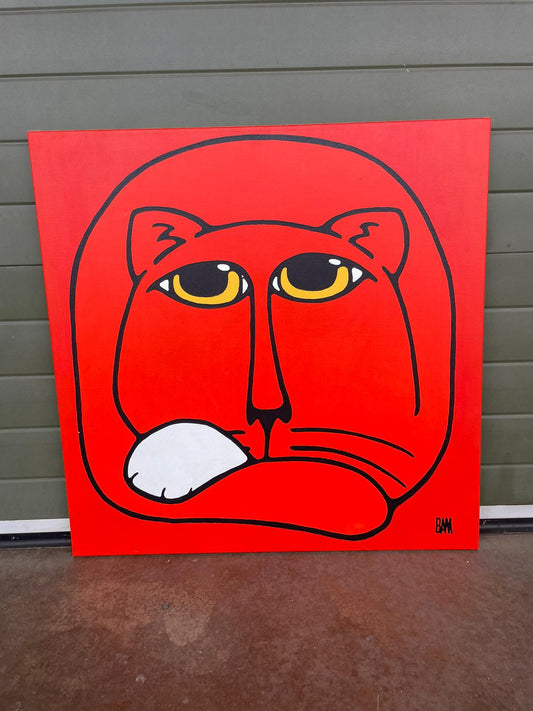 Red Cat With White Paw - Bruce McKay