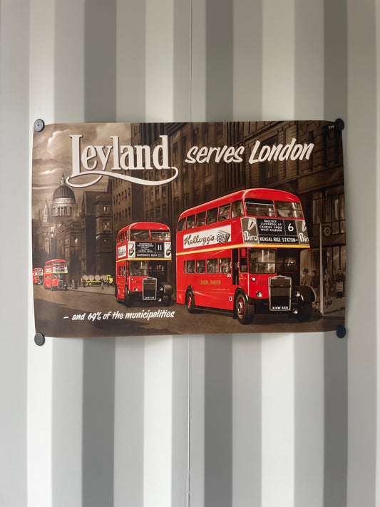 Leyland Bus Poster