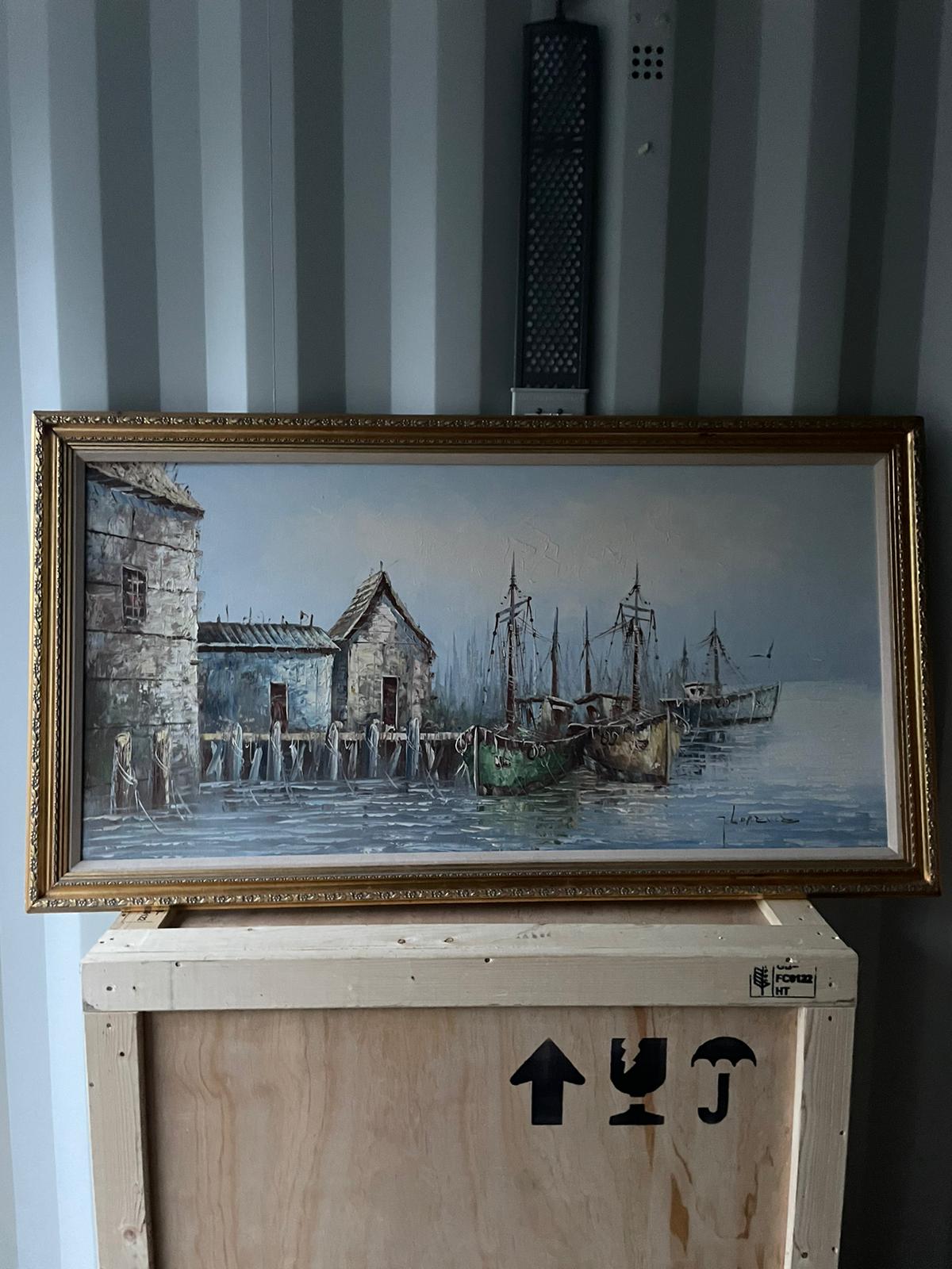 Fishing Boats at a Quay