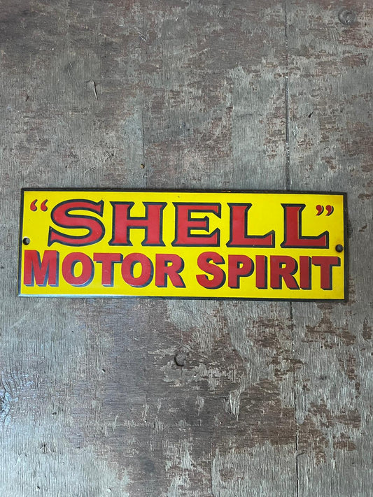 Shell Motorspirit Enamel Sign